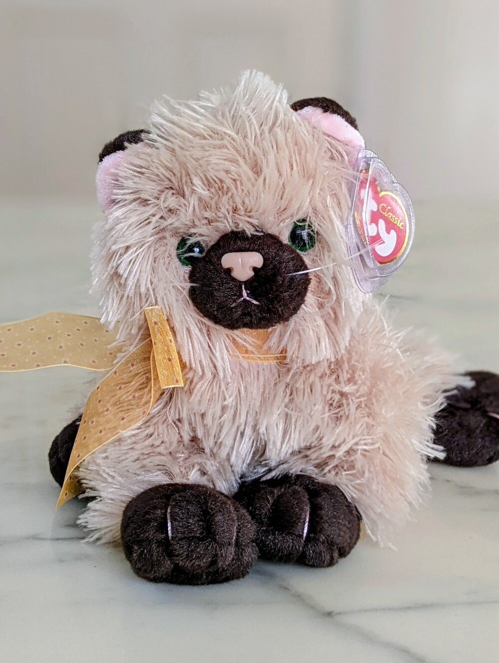 NWT. 2005 Ty Classics Collection “Cassidy”the Siamese Himalayan Cat Beanie Plush